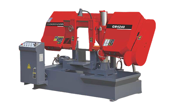 麻洋镇GW4240双柱卧式带锯床